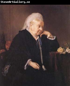 Heinrich von Angeli Queen Victoria in Mourning (mk25)